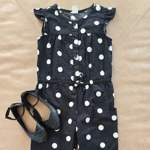 GAP Black and White Polka Dot Top with Shoes
